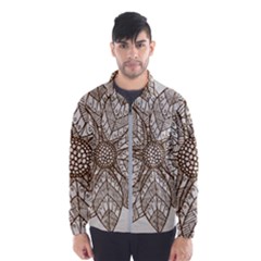 Flower Mandala Christmas Xmas Windbreaker (men)