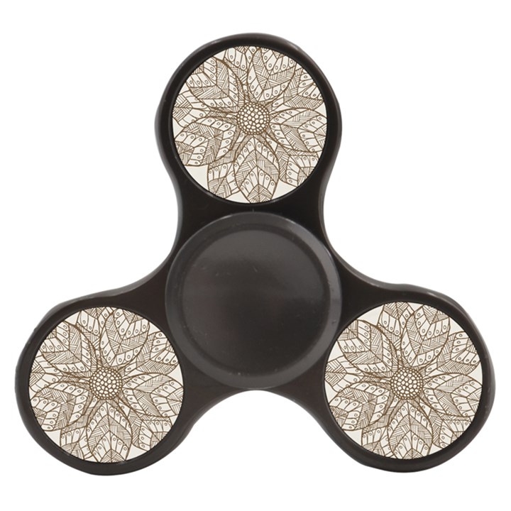 Flower Mandala Christmas Xmas Finger Spinner