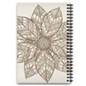 Flower Mandala Christmas Xmas 5.5  x 8.5  Notebook View4