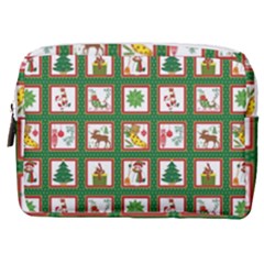 Christmas Paper Christmas Pattern Make Up Pouch (medium)