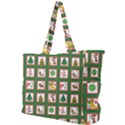 Christmas Paper Christmas Pattern Simple Shoulder Bag View1