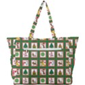 Christmas Paper Christmas Pattern Simple Shoulder Bag View3