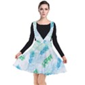 Pattern Feather Fir Colorful Color Plunge Pinafore Dress View1