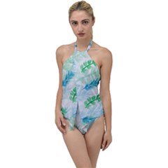 Pattern Feather Fir Colorful Color Go With The Flow One Piece Swimsuit