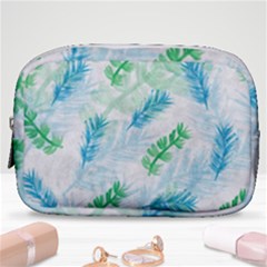 Pattern Feather Fir Colorful Color Make Up Pouch (small) by Pakrebo