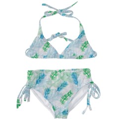 Pattern Feather Fir Colorful Color Kids  Classic Bikini Set