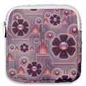 Background Floral Flower Stylised Mini Square Pouch View1