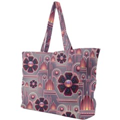 Background Floral Flower Stylised Simple Shoulder Bag