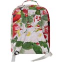 Christmas Bird Floral Berry Double Compartment Backpack View3