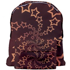 Gold Stars Spiral Chic Background Giant Full Print Backpack