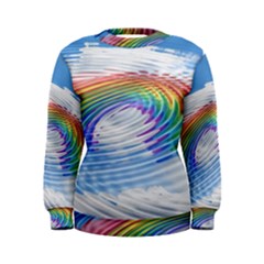 Rainbow Clouds Intimacy Intimate Women s Sweatshirt by Pakrebo