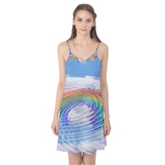 Rainbow Clouds Intimacy Intimate Camis Nightgown by Pakrebo