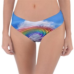 Rainbow Clouds Intimacy Intimate Reversible Classic Bikini Bottoms by Pakrebo