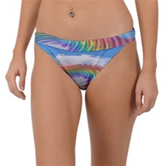 Rainbow Clouds Intimacy Intimate Band Bikini Bottom