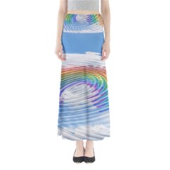 Rainbow Clouds Intimacy Intimate Full Length Maxi Skirt by Pakrebo