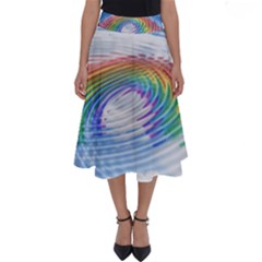 Rainbow Clouds Intimacy Intimate Perfect Length Midi Skirt