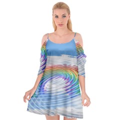 Rainbow Clouds Intimacy Intimate Cutout Spaghetti Strap Chiffon Dress by Pakrebo