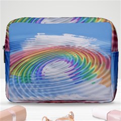 Rainbow Clouds Intimacy Intimate Make Up Pouch (large) by Pakrebo