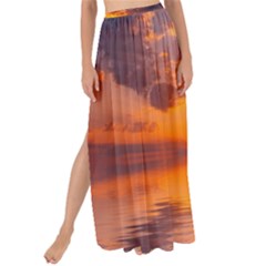 Sunset Dawn Sea Sun Nature Maxi Chiffon Tie-up Sarong