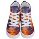 Sunset Dawn Sea Sun Nature Kids  Hi-Top Skate Sneakers View1