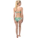 Leaves Green Pattern Nature Plant Twist Bandeau Bikini Set View2