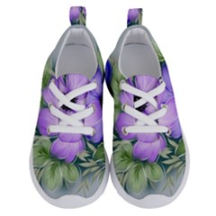 Flowers Vector Illustration Figure Running Shoes by Pakrebo