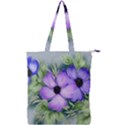 Flowers Vector Illustration Figure Double Zip Up Tote Bag View1