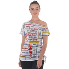 Writing Author Motivation Words Tie-up Tee