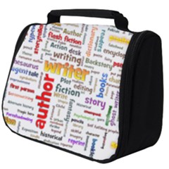 Writing Author Motivation Words Full Print Travel Pouch (big)