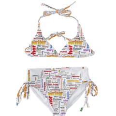 Writing Author Motivation Words Kids  Classic Bikini Set