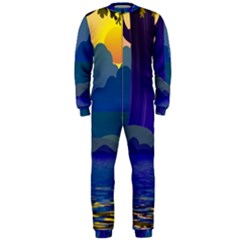 Illustration Vector Forest Nature Onepiece Jumpsuit (men)  by Pakrebo