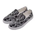 Nerves Cells Dendrites Sepia Women s Canvas Slip Ons View2