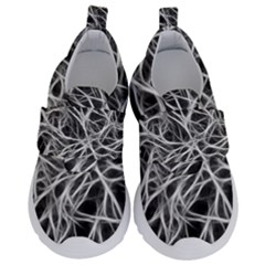 Nerves Cells Dendrites Sepia Kids  Velcro No Lace Shoes by Pakrebo