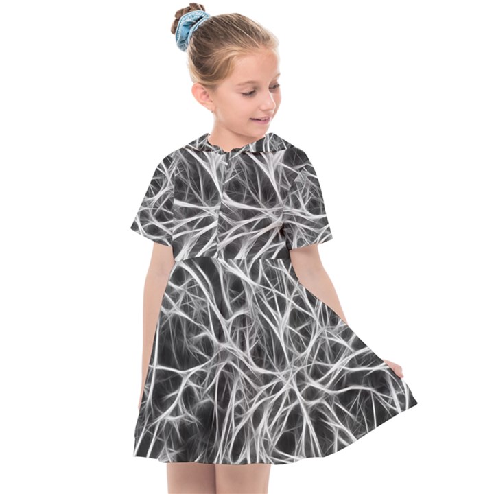 Nerves Cells Dendrites Sepia Kids  Sailor Dress