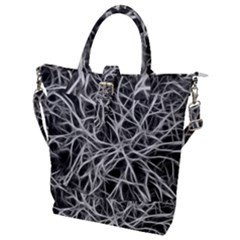 Nerves Cells Dendrites Sepia Buckle Top Tote Bag