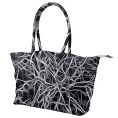 Nerves Cells Dendrites Sepia Canvas Shoulder Bag