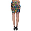 Presents Gifts Background Colorful Bodycon Skirt View2