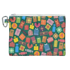 Presents Gifts Background Colorful Canvas Cosmetic Bag (xl)