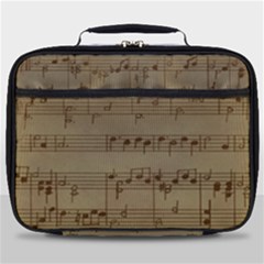 Vintage Sheet Music Background Full Print Lunch Bag