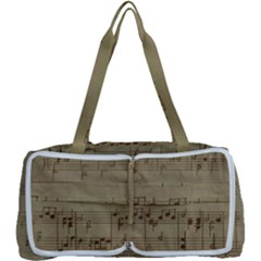 Vintage Sheet Music Background Multi Function Bag