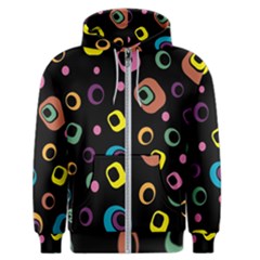 Abstract Background Retro 60s 70s Men s Zipper Hoodie by Pakrebo