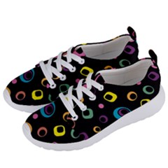 Abstract Background Retro 60s 70s Women s Lightweight Sports Shoes by Pakrebo