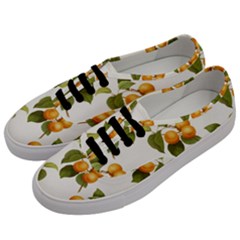 Apricot Fruit Vintage Art Men s Classic Low Top Sneakers by Pakrebo