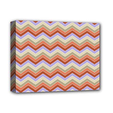 Background Chevron Pattern Design Deluxe Canvas 14  X 11  (stretched) by Pakrebo