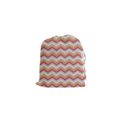 Background Chevron Pattern Design Drawstring Pouch (xs) by Pakrebo