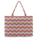 Background Chevron Pattern Design Zipper Medium Tote Bag View1