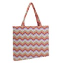 Background Chevron Pattern Design Zipper Medium Tote Bag View2