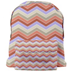 Background Chevron Pattern Design Giant Full Print Backpack by Pakrebo