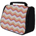 Background Chevron Pattern Design Full Print Travel Pouch (Big) View1