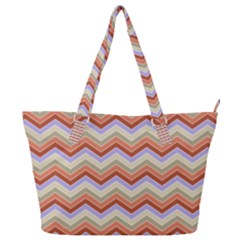 Background Chevron Pattern Design Full Print Shoulder Bag